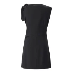 MSGM Tailliertes Minikleid schwarz Minikleid