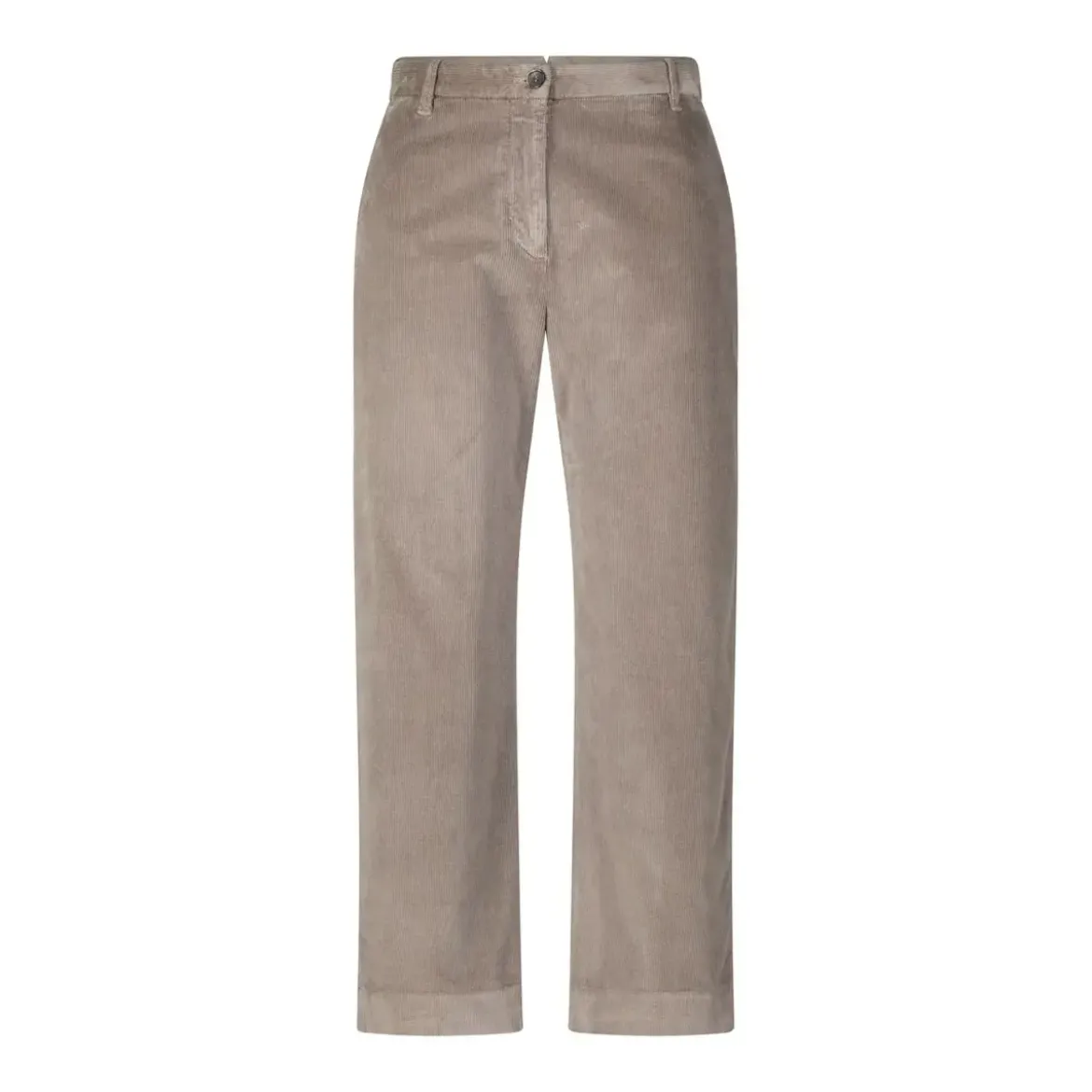 Nine In The Morning Hose aus Cord braun Cordhose