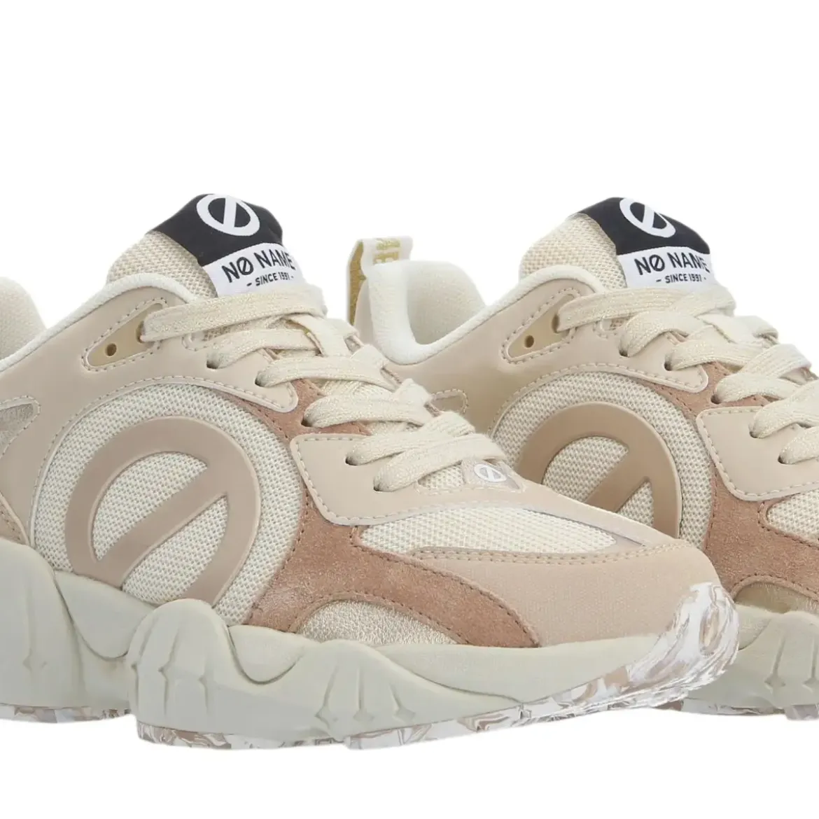 No Name Krazee Runner W Dove/nude/nude Low-Top-Sneaker