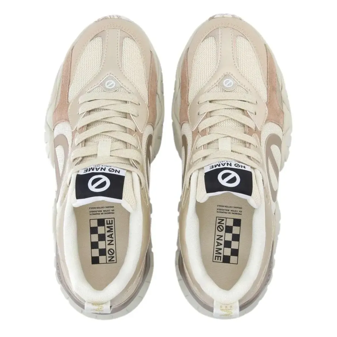 No Name Krazee Runner W Dove/nude/nude Low-Top-Sneaker