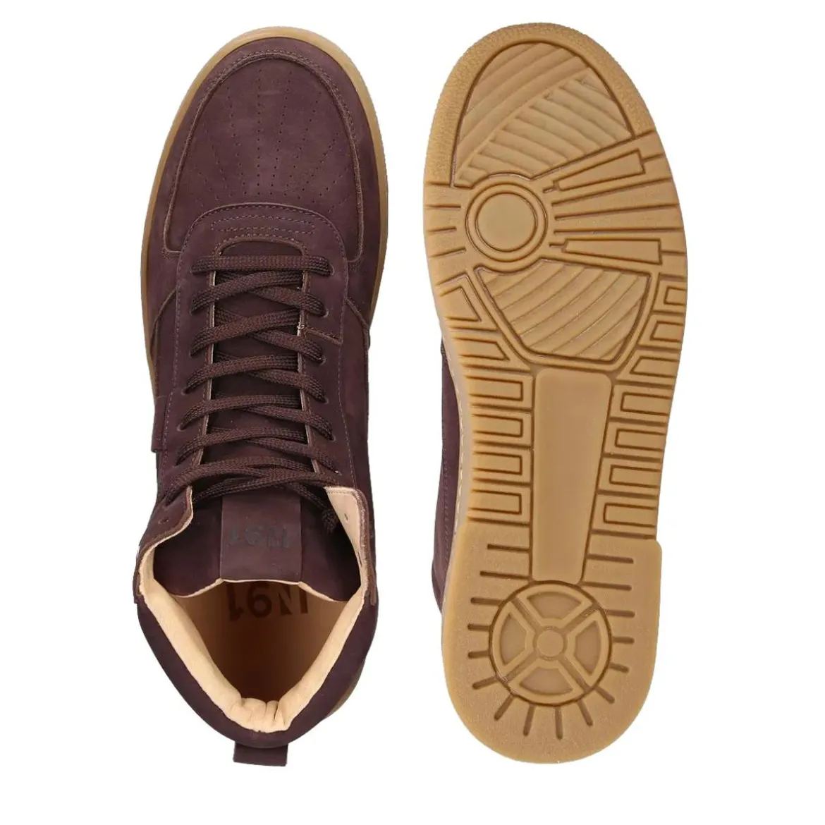 N91 Sneaker Bball Hi M AN dunkel-braun High-Top-Sneaker