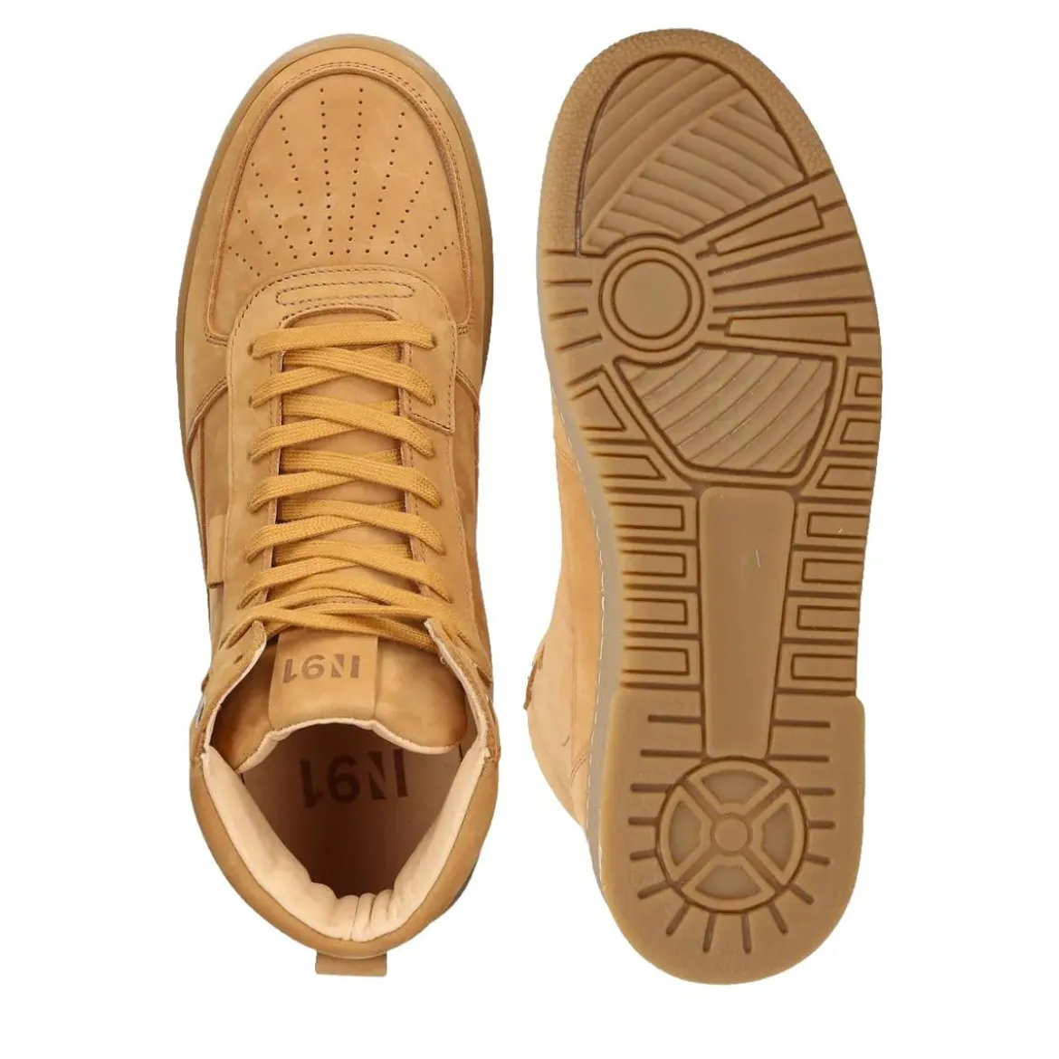 N91 Sneaker Bball Hi M AN hell-braun Low-Top-Sneaker