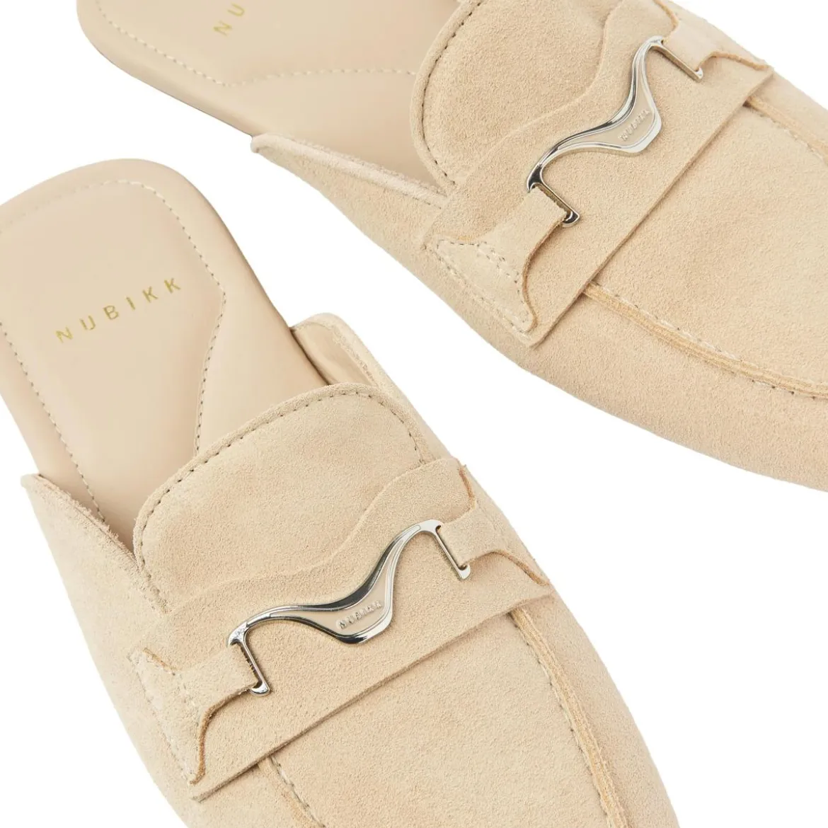 Nubikk Joan Mule (L) Mist Suede Mules