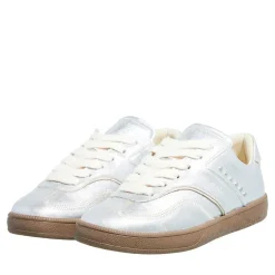 Nubikk Ray Owen Studs (L) Silver Metallic Shiny Mocca Low-Top-Sneaker
