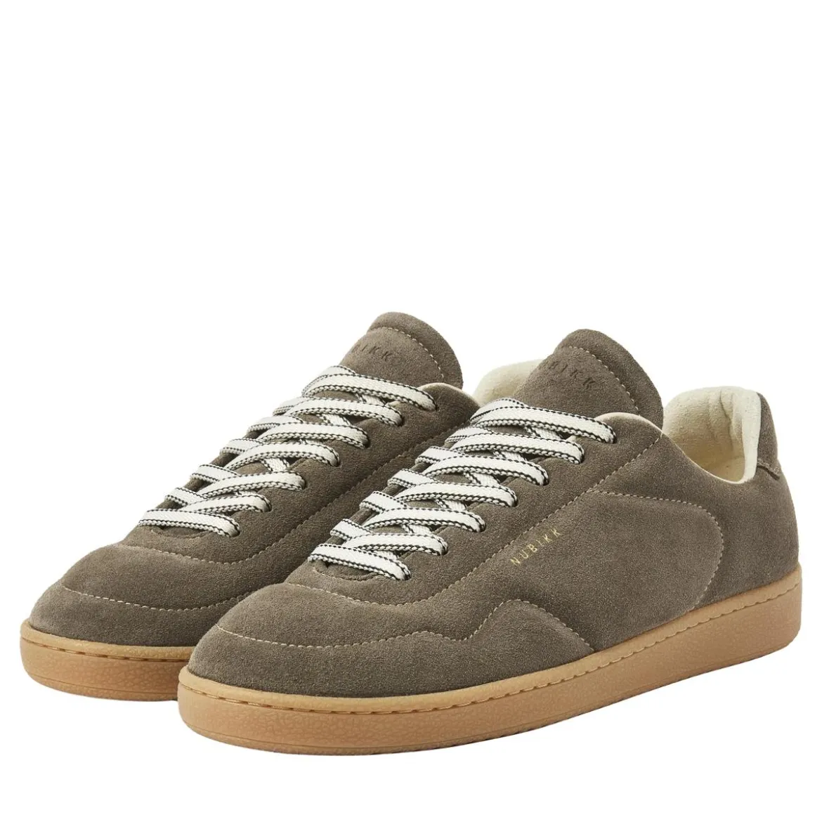 Nubikk Ray Rush (L) Dk Green Suede Low-Top-Sneaker