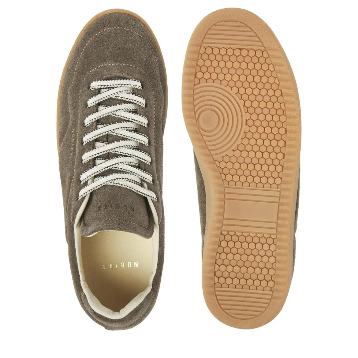 Nubikk Ray Rush (L) Dk Green Suede Low-Top-Sneaker