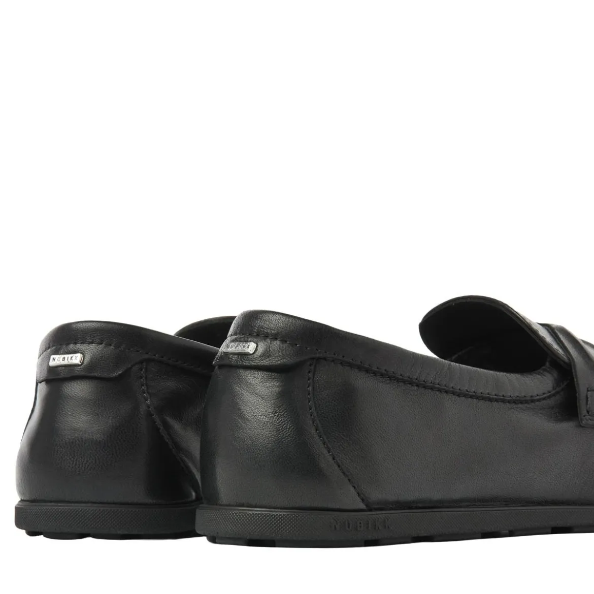 Nubikk Riley Mio Black Leather Loafer