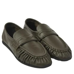 Nubikk Riley Mio Dk Green Leather Loafer