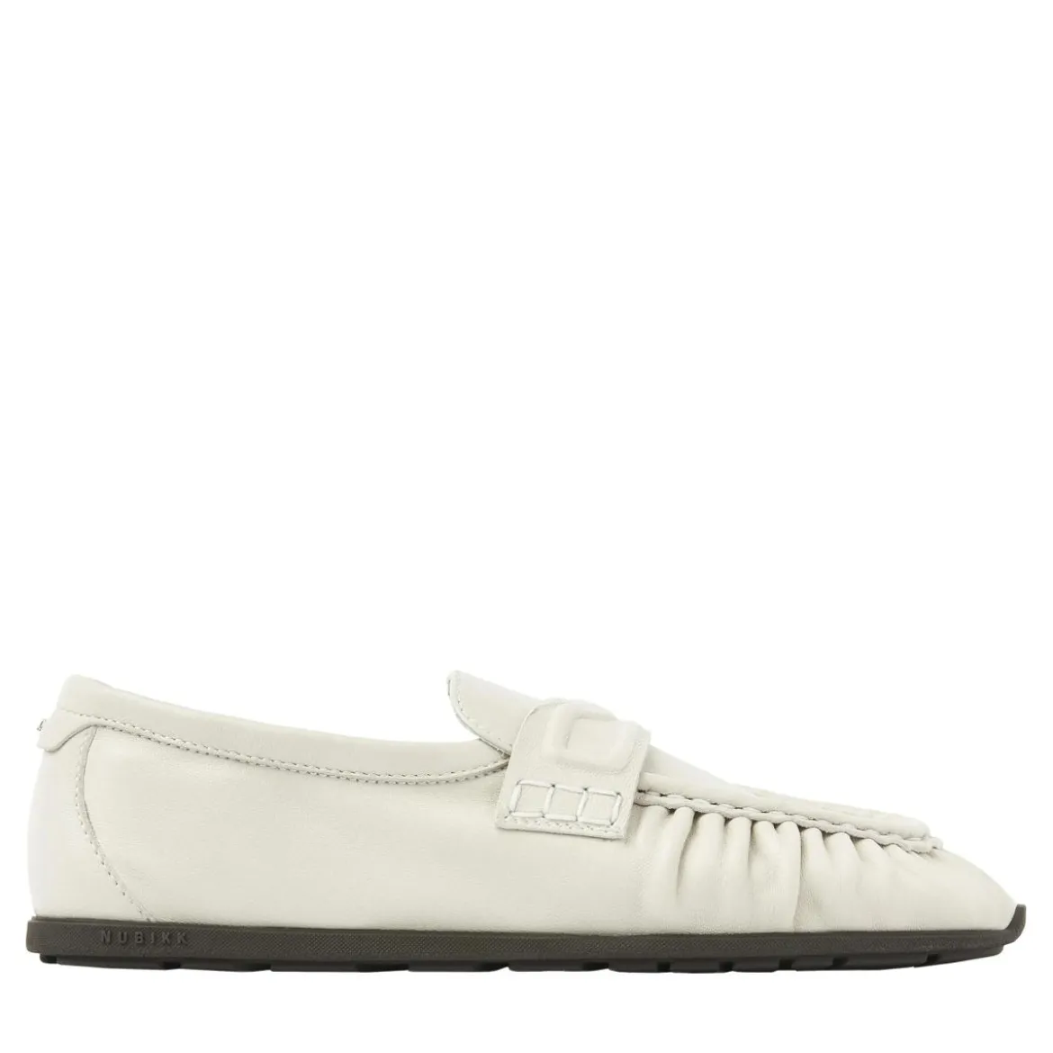 Nubikk Riley Mio Off White Leather Loafer