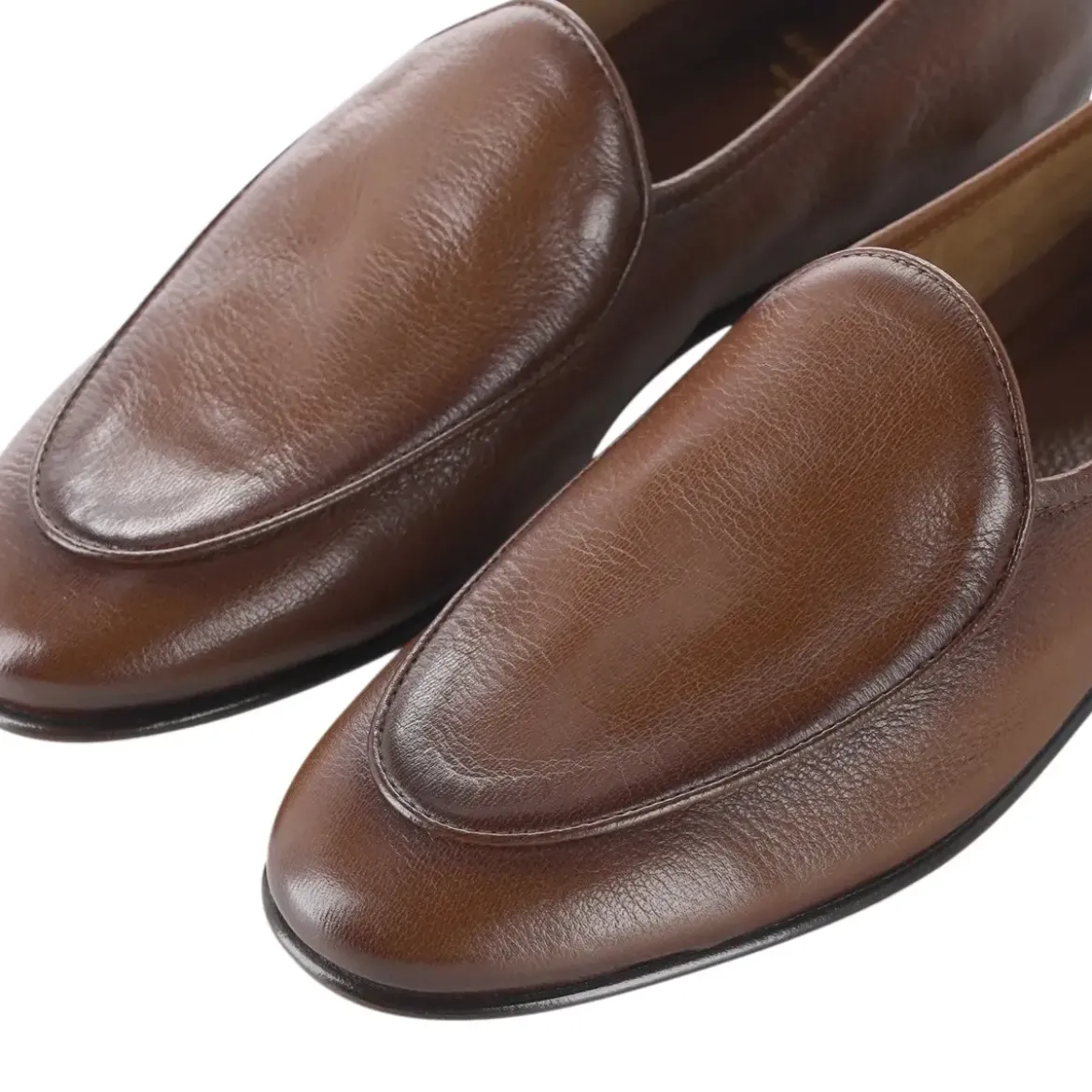 Officine Creative Loafer aus Leder braun Schnürschuhe