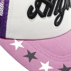 Palm Angels Angels Cap Lilac Black Baseballkappe