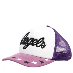 Palm Angels Angels Cap Lilac Black Baseballkappe