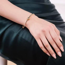 Pandora Moments Schlangen-Gliederarmband Gold Armband
