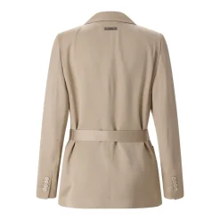 Peserico Blazer mit Taillengürtel braun Blazer