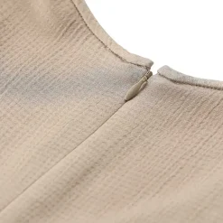 Peserico Midikleid mit Schmuckdetails braun Midikleid