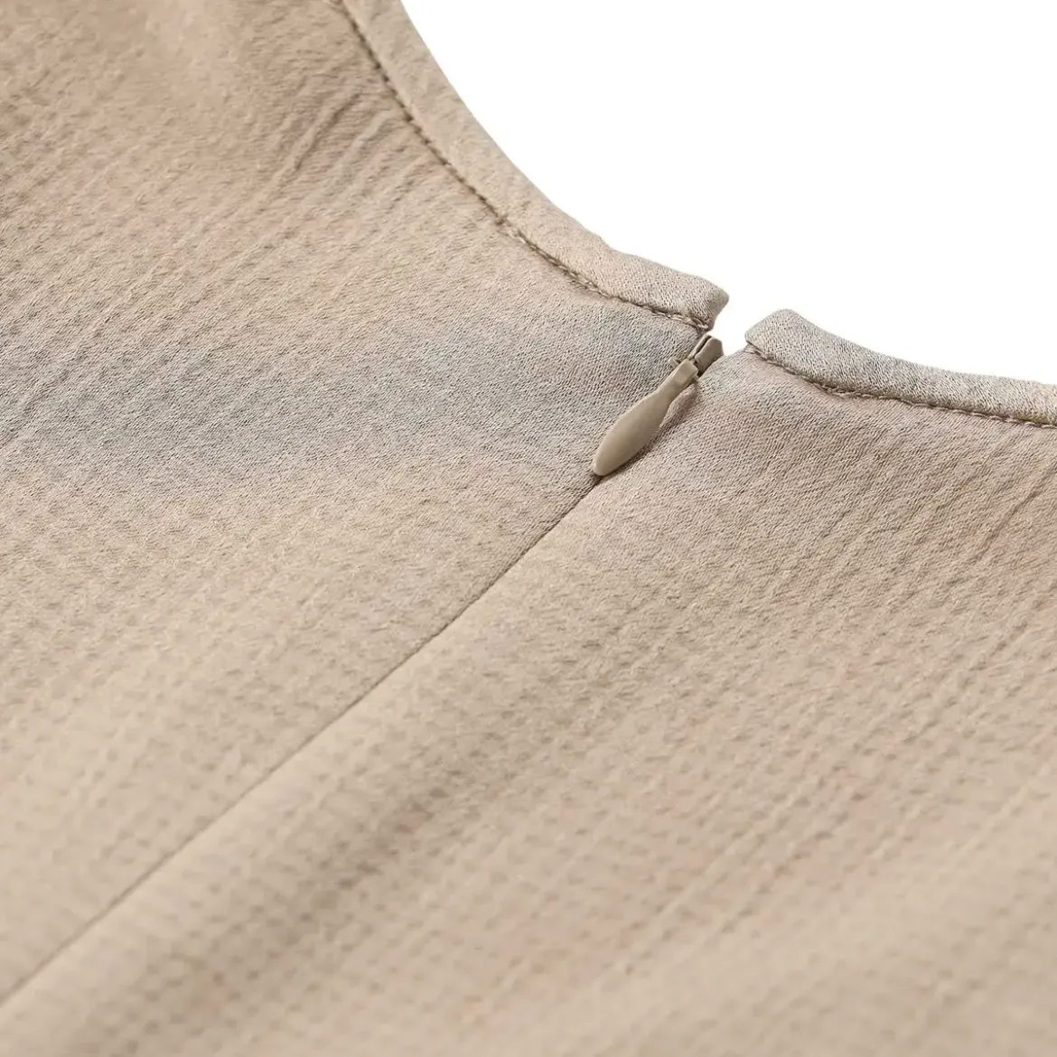 Peserico Midikleid mit Schmuckdetails braun Midikleid
