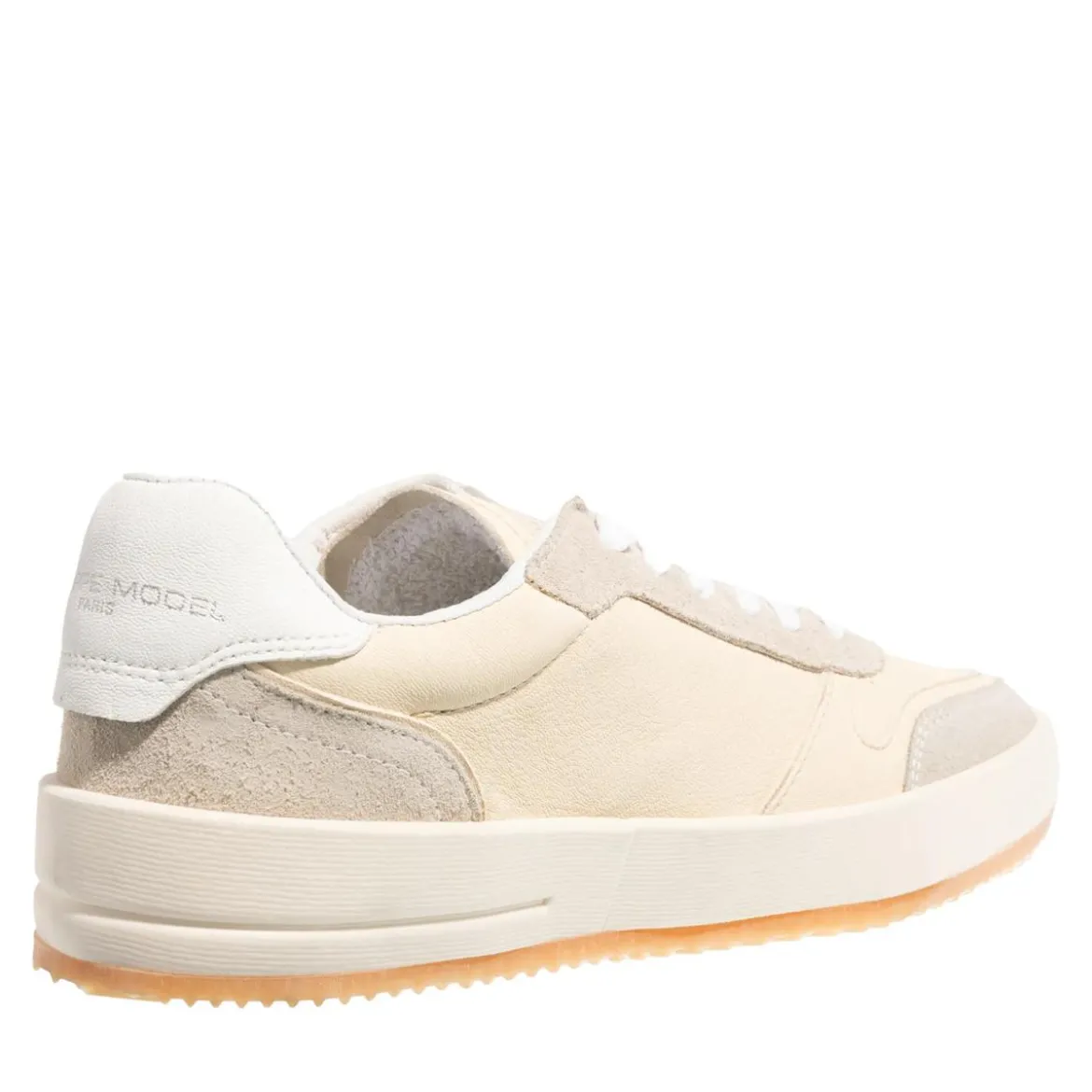 Philippe Model Nice Low Woman West Mixage_Lait Low-Top-Sneaker