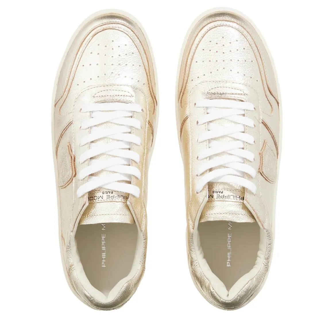 Philippe Model Nice Low Woman Metal_Or Low-Top-Sneaker