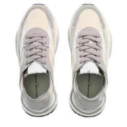 Philippe Model Odeon Low Woman Veau Mixage_Gris Low-Top-Sneaker
