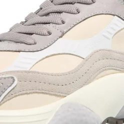 Philippe Model Odeon Low Woman Veau Mixage_Gris Low-Top-Sneaker