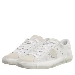 Philippe Model Prsx Low Woman Metal Argent Low-Top-Sneaker