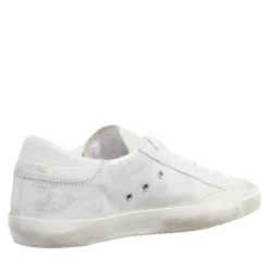 Philippe Model Prsx Low Woman Metal Argent Low-Top-Sneaker