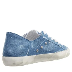 Philippe Model Prsx Low Woman Legere Sabot Denim Denim Blue Low-Top-Sneaker