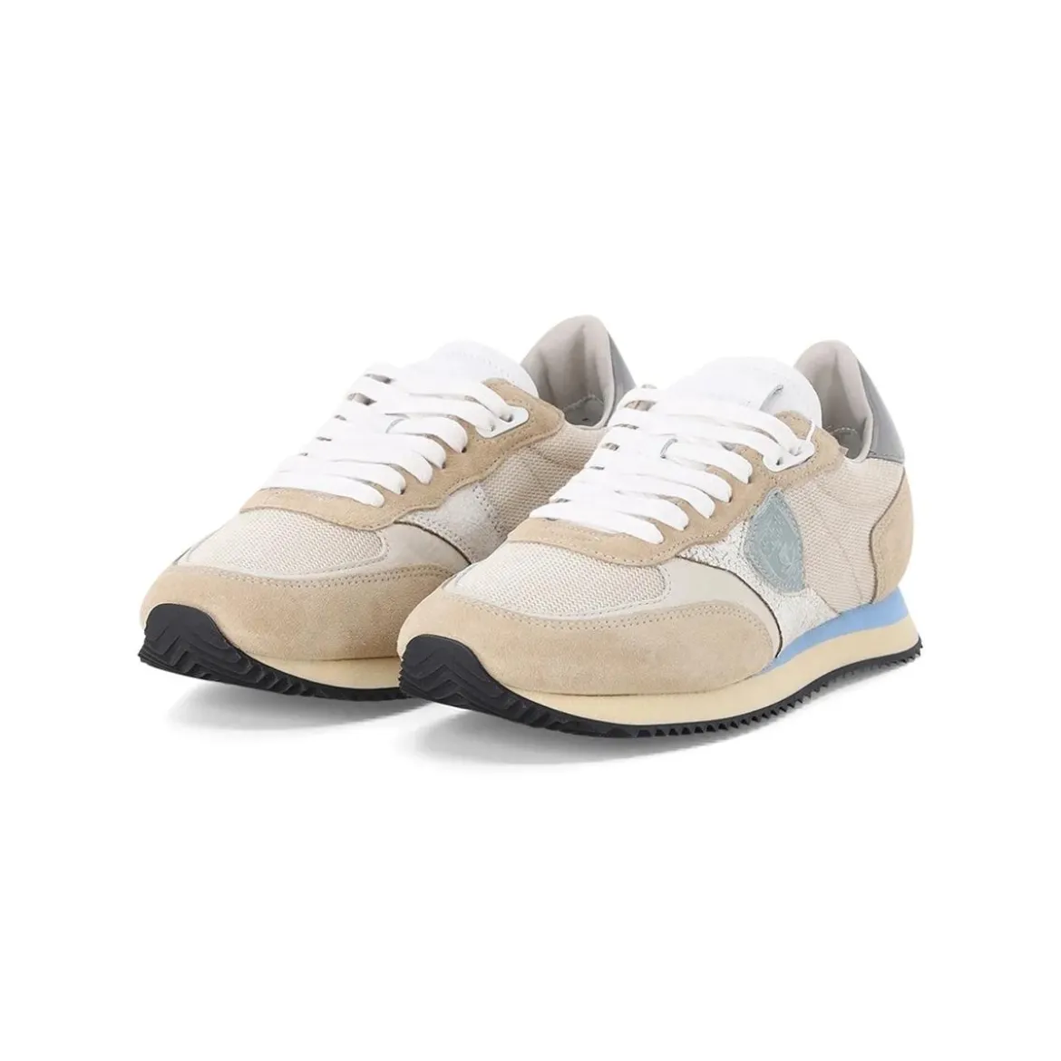 Philippe Model Sneaker Blville Low beige Schnürschuhe