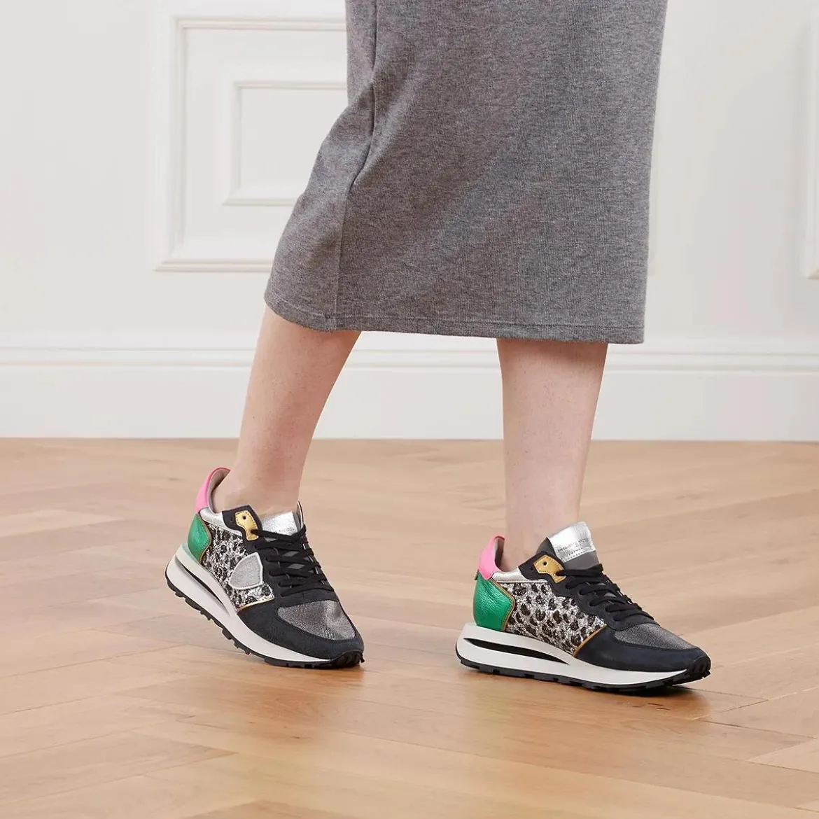 Philippe Model Sneaker Tropez Haute Low Grün Low-Top-Sneaker