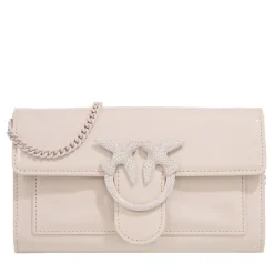 Pinko Love One Wallet C Cipria-Antique Gold Wallet On A Chain
