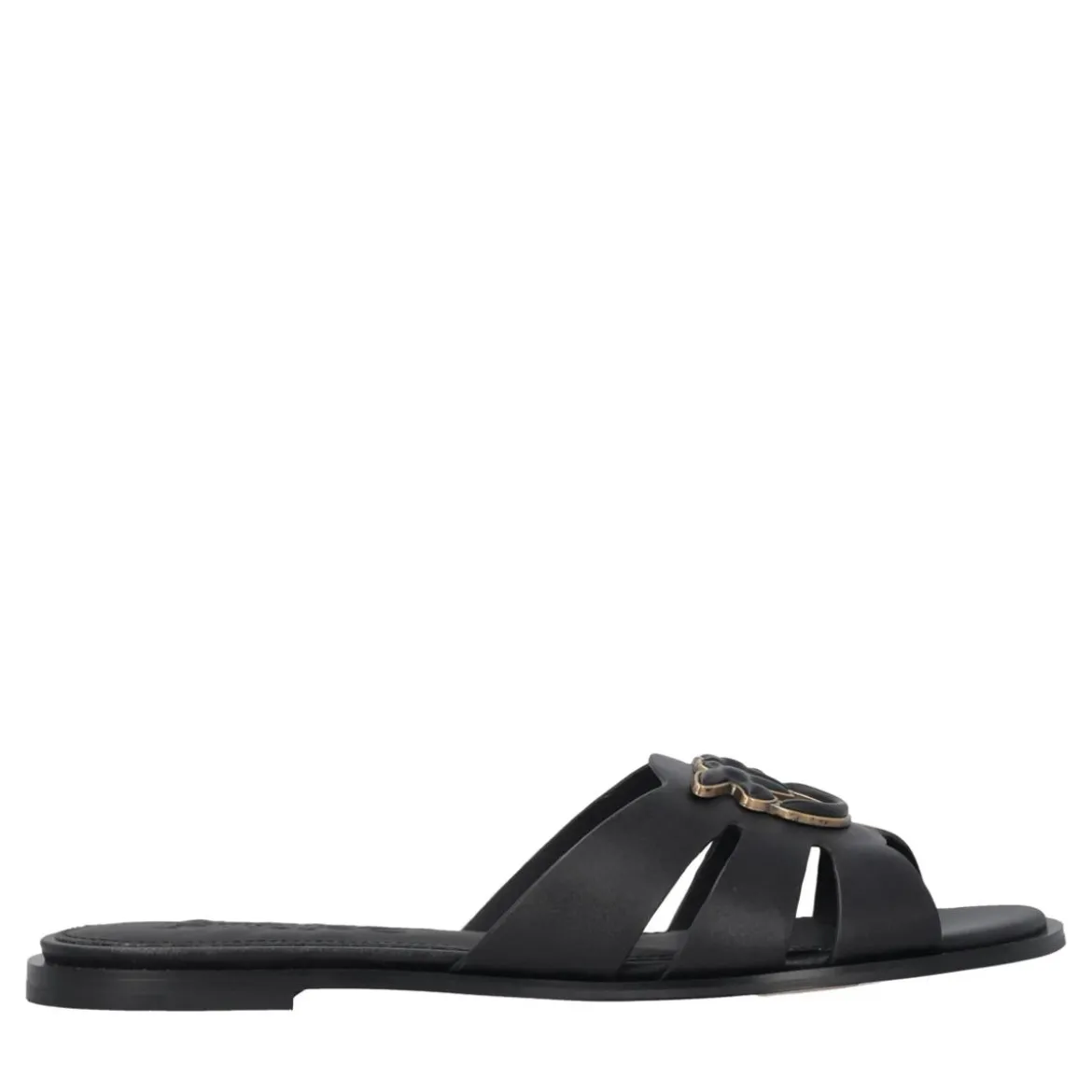 Pinko Milly 04 - Slipper Calf Leather Black Black Slides