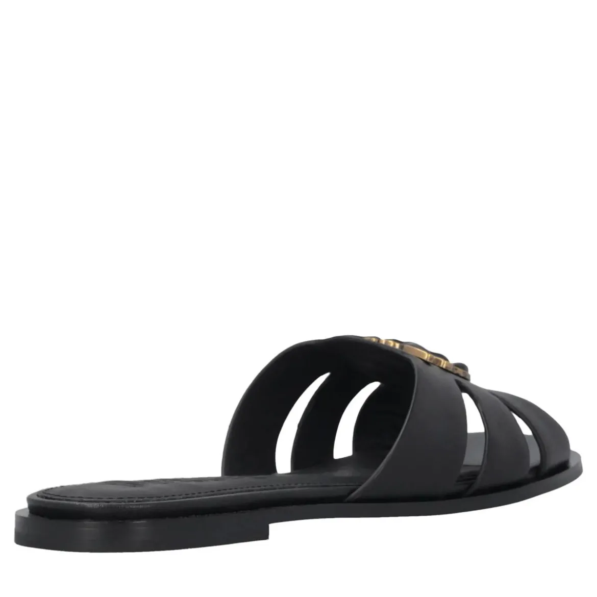 Pinko Milly 04 - Slipper Calf Leather Black Black Slides