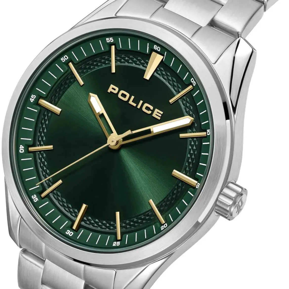 Police Quarzuhr Grille silber Quarzuhr
