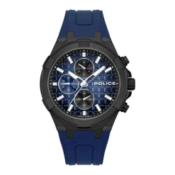Police Quarzuhr Guardian blau Quarzuhr