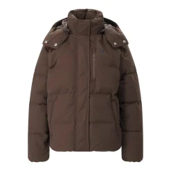 Polo Ralph Lauren Daunenjacke mit Kapuze braun Übergangsjacke