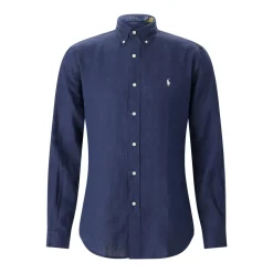 Polo Ralph Lauren Hemd mit Logo blau Hemd