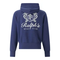Polo Ralph Lauren Hoodie mit Print blau Sweatshirt