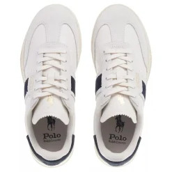 Polo Ralph Lauren Htr Aera-Sneakers-Low Top Lace Bianco/Navy Low-Top-Sneaker