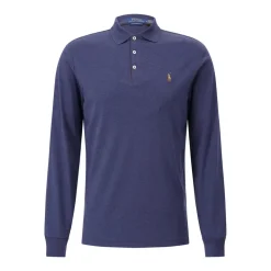 Polo Ralph Lauren Langarm-Poloshirt mit Logo Dunkelblau Poloshirt