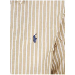 Polo Ralph Lauren Long-Sleeve Button-Up Shirt Neutrals Bluse