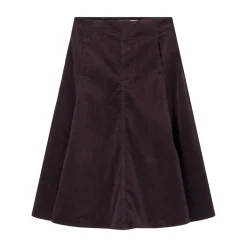 Polo Ralph Lauren Midirock aus Cord lila Minirock