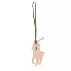 Polo Ralph Lauren Pny Pl Charm Bag Charm Medium Ballet Pink Schlüsselanhänger