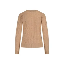 Polo Ralph Lauren Pullover aus Kaschmir-Woll-Mix Brown Pullover