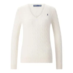 Polo Ralph Lauren Pullover mit Zopfmuster Blau Pullover