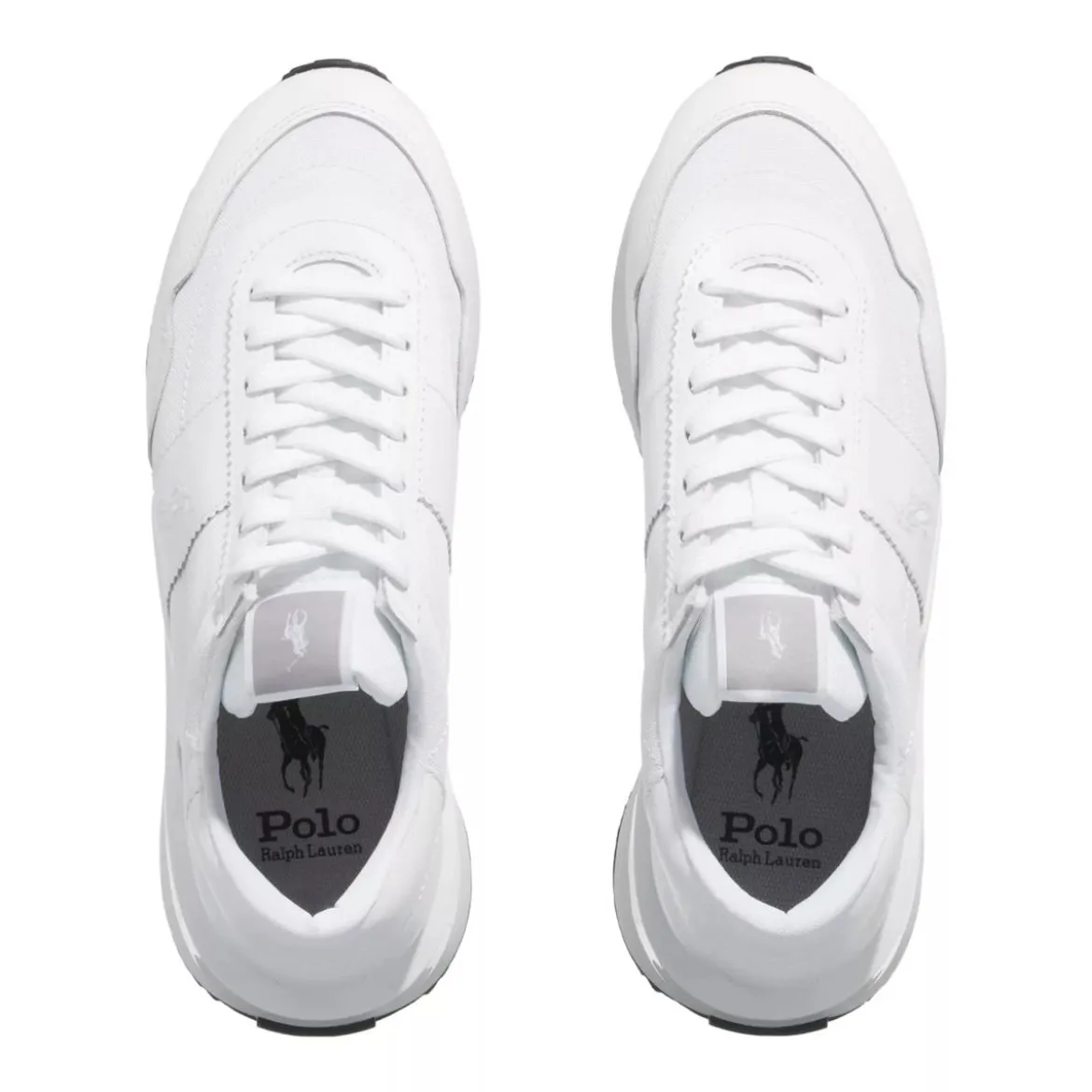 Polo Ralph Lauren Train 89 Pp-Sneakers-Low Top Lace White Low-Top-Sneaker