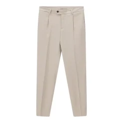 PROFUOMO Chinohose aus Leinenmix beige Stoffhose
