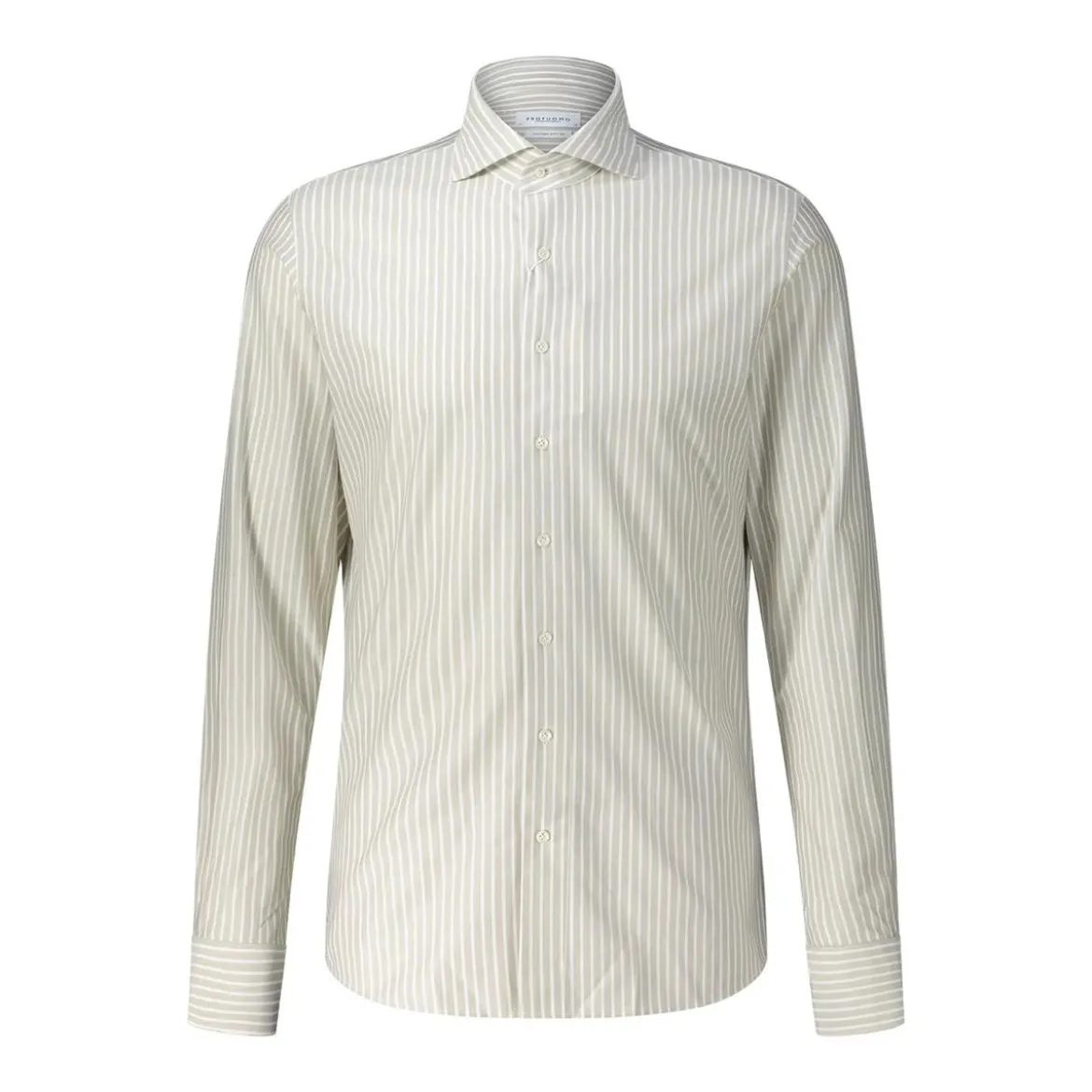 PROFUOMO Gestreiftes Hemd beige Hemd