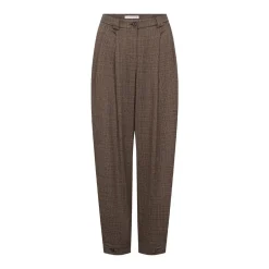 Raffaello Rossi Bundfaltenhose Tavia 7/8 braun Stoffhose
