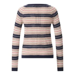 Rag & Bone Langarmshirt aus Seide-Baumwoll-Mix mehrfarbig T-Shirt