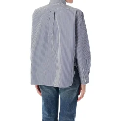 Ralph Lauren Blouse with contrasting stripes blau Bluse